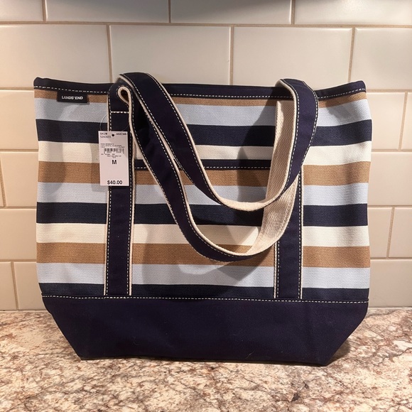 Lands End Medium Size Tote Bag - Picture 1 of 14